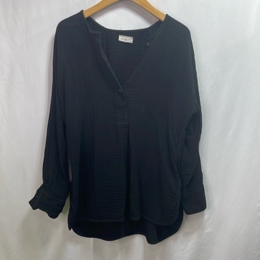 đĽ Lou & grey gauze pop over blouse tunic